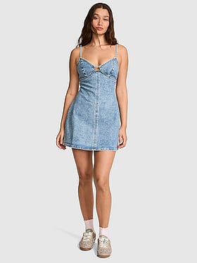 Denim by PINK A-Line Dress