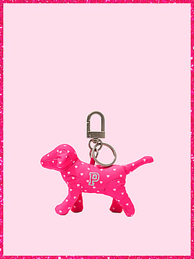 PINK | Elle Micro Dog Keychain Charm