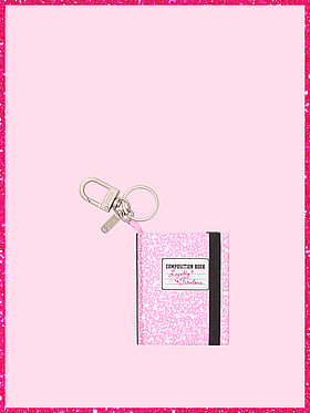 PINK | Elle Mini Notebook Keychain Charm