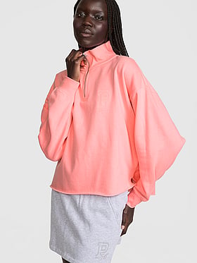Campus Fleece™ Quarter-Zip Straight-Cut Sweatshirt