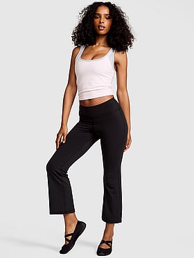 PINK Relay™ Cropped Flare Leggings