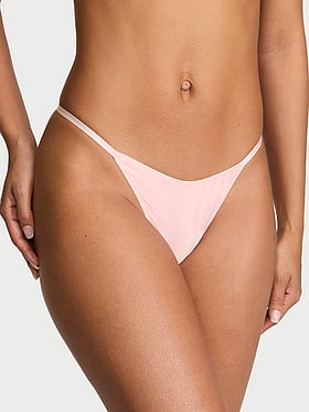 Sparkle Crystal Bow V-String Panty