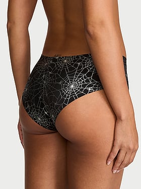 No-Show Foil-Print Cheeky Panty