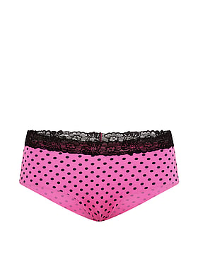 Buy 24/7 Lounge Modal Lace-Trim Micro Shorts, Sizzling Strawberry