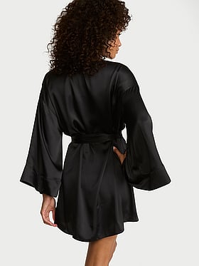 Satin Short Robe