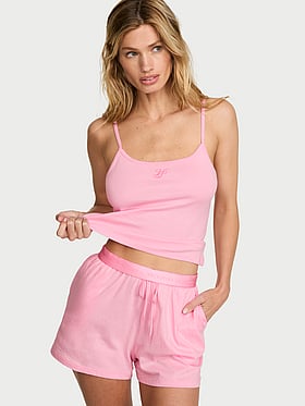 100% Cotton Cami & Short Set