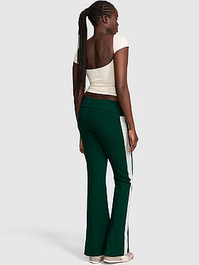 All-Day Cotton™ Foldover Flare Leggings