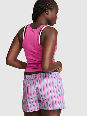 Cotton Boxy Pajama Shorts