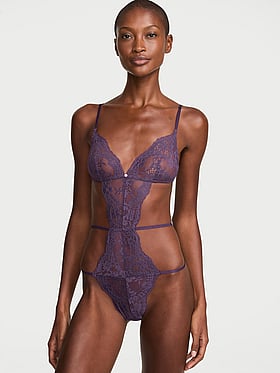 Dare to Dream Lace Strappy Triangle Teddy