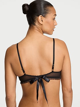 Tease Dot Ruffle Unlined Demi Bra