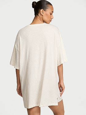 100% Cotton Oversized Sleep Tee