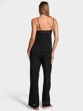 SoSoft™ Modal Lace-Trim Cami & Pants Set