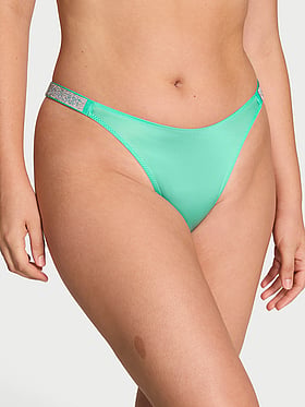 Shine Strap Thong Panty