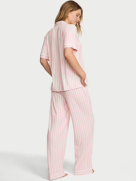 SoSoft™ Modal Short-Sleeve Long Pajama Set