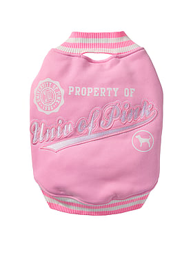 PINK Pup Pet Varsity Jacket