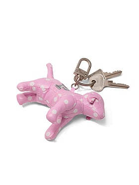 PINK Micro Dog™ Keychain Charm