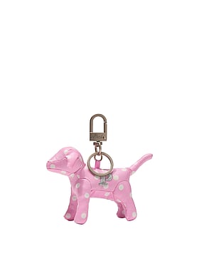 PINK Micro Dog™ Keychain Charm