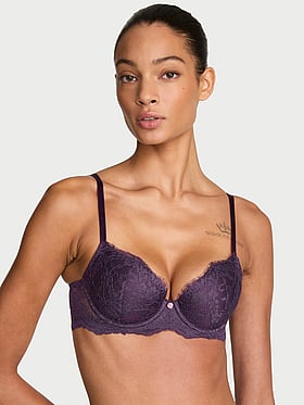 Lace Lightly Lined Classic Coverage Demi Bra