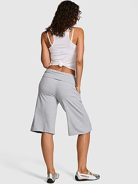 All-Day Cotton™ Foldover Long Shorts