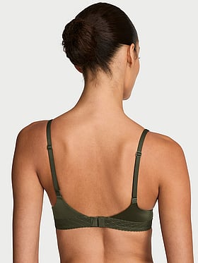 Lace-Trim Push-Up Bra