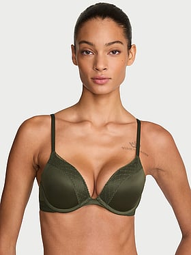 Lace-Trim Push-Up Bra