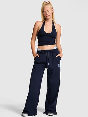 Campus Fleece™ Wide-Leg Split-Hem Sweatpants