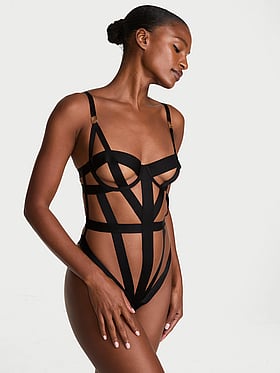 Strappy Caged Teddy