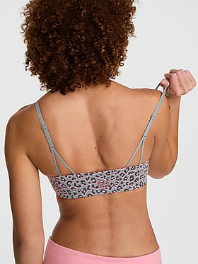 PINK Relay™ Square-Neck Sports Bra