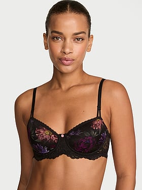 Wicked Sheer Shimmer Unlined Balconette Bra