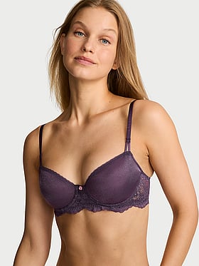 Wicked Sheer Shimmer Unlined Balconette Bra