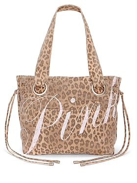 Canvas Flat-Bottom Tote Bag