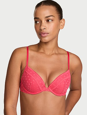 Sexy Tee Dot Geo Lace Push-Up Bra