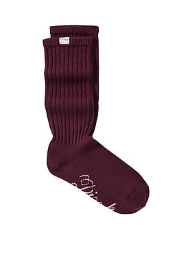 Ribbed Slouch Socks