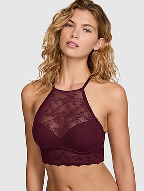 PINK Wink™ Push-Up High-Neck Bralette