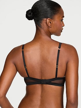 Bombshell Add-2-Cups Viper Embroidery Push-Up Bra