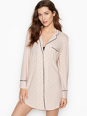 Victorias Secret Glitter Bling DREAM  Sleepshirt Night Gown Pajama  NWT L