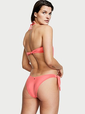 New  Victorias Secret Swim Multi Color Large The Cheeky Bikini Bottom  #1709 