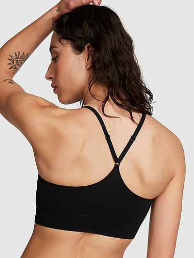 PINK - Seamless Scoop Racerback Sports Bra, image 2