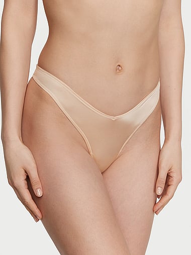 Трусы-стринги, высокая линия бедра, кружево — Victoria's Secret