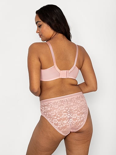 Curvy Couture - Smooth Lace High Cut Brief, image 2