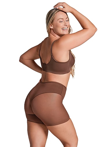 Leonisa Shapewear - Comfy Compression Undetectable Sheer Shaper Shorts, image 2