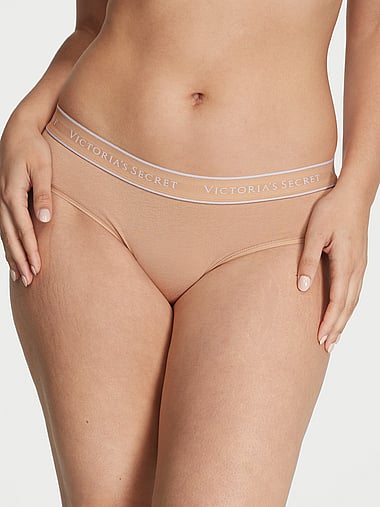Трусы-хипхаггер, с логотипом, хлопок — Victoria's Secret