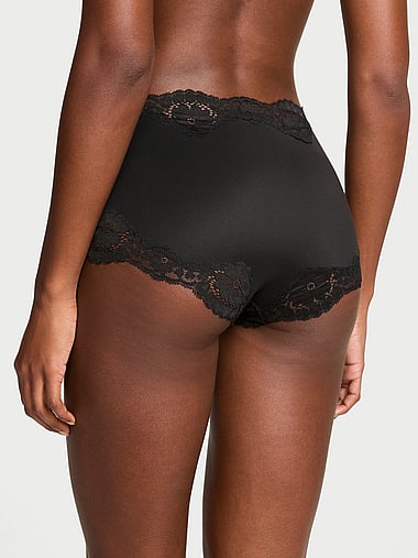 Dream Angels - Lace-Trim Boyshort Panty, image 2