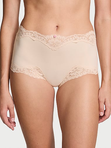 Трусы-шортики, кружевная отделка — Victoria's Secret