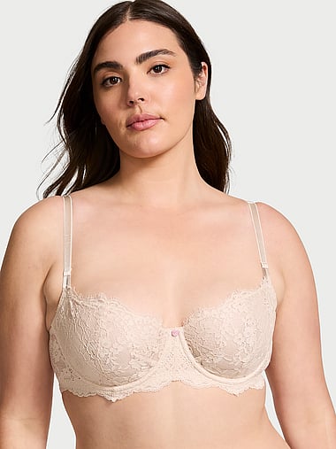 Бра-балконет Wicked, мягкая чашка, кружево — Victoria's Secret