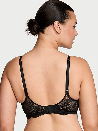 Dream Angels - Smooth & Lace Lightly Lined Demi Bra in Lace Trim, image 2