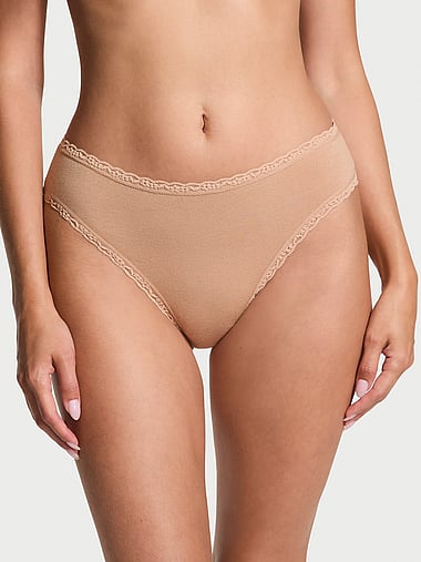 Трусы-бикини, хлопок, кружево — Victoria's Secret