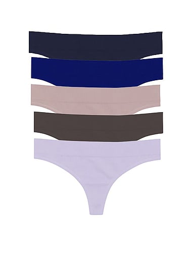 MINDD - 5-Pack Regular Rise Thong Panties