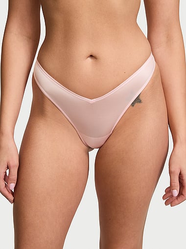 Трусы-стринги, высокая линия бедра, кружево — Victoria's Secret