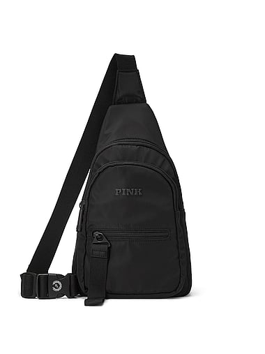 PINK - Nylon Sling Backpack, image 2